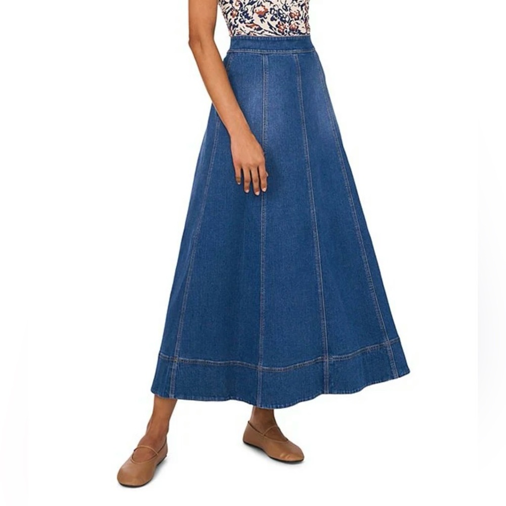 1. State Blue Maxi Skirt